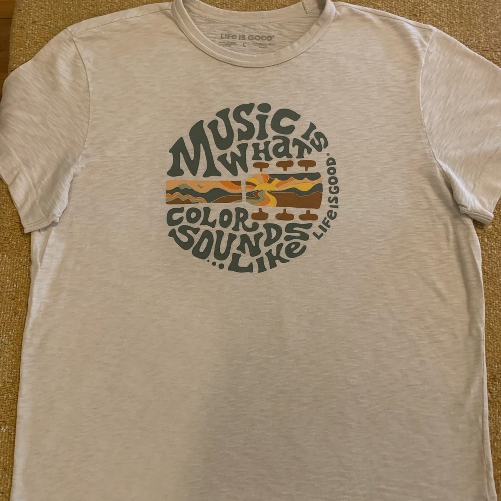 Life is Good Mens Crusher T-Shirt